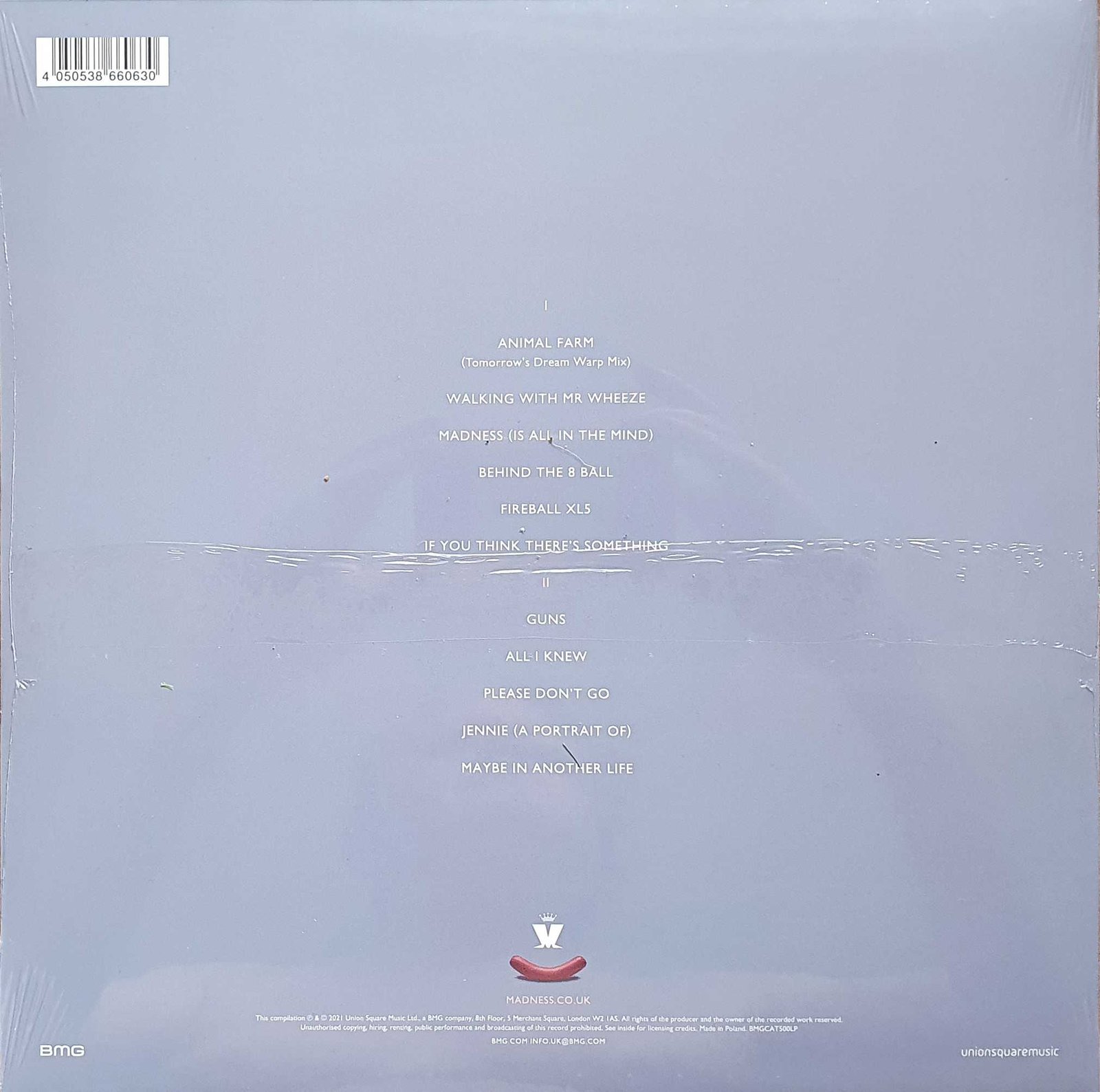 Back cover of BMGCAT 500LP